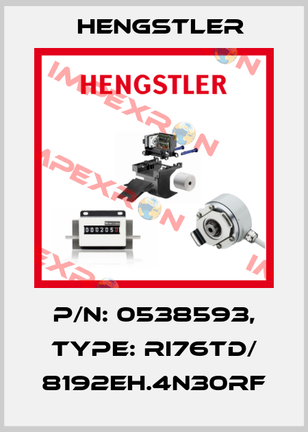 p/n: 0538593, Type: RI76TD/ 8192EH.4N30RF Hengstler