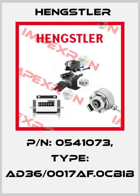 p/n: 0541073, Type: AD36/0017AF.0CBIB Hengstler