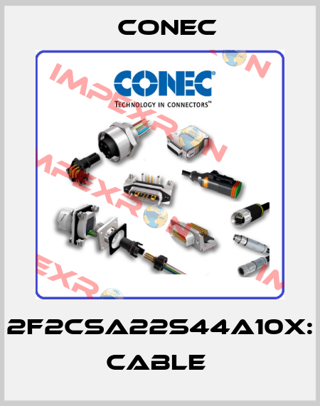 2F2CSA22S44A10X: Cable  CONEC