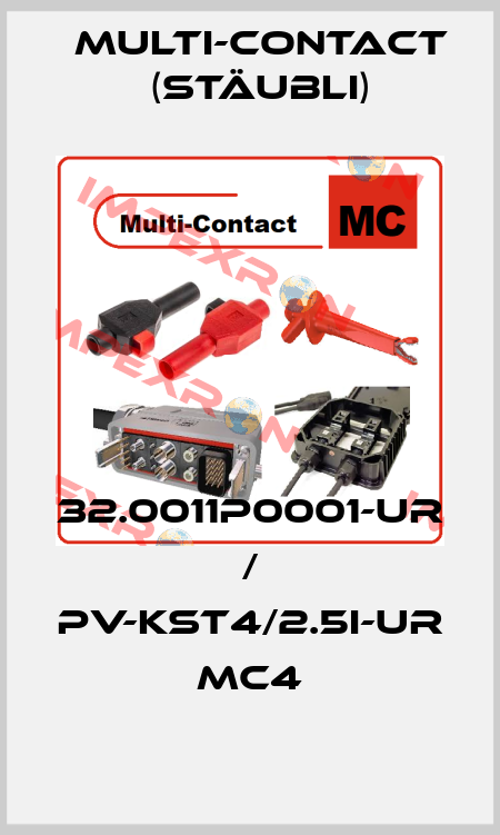 32.0011P0001-UR / PV-KST4/2.5I-UR  MC4 Multi-Contact (Stäubli)