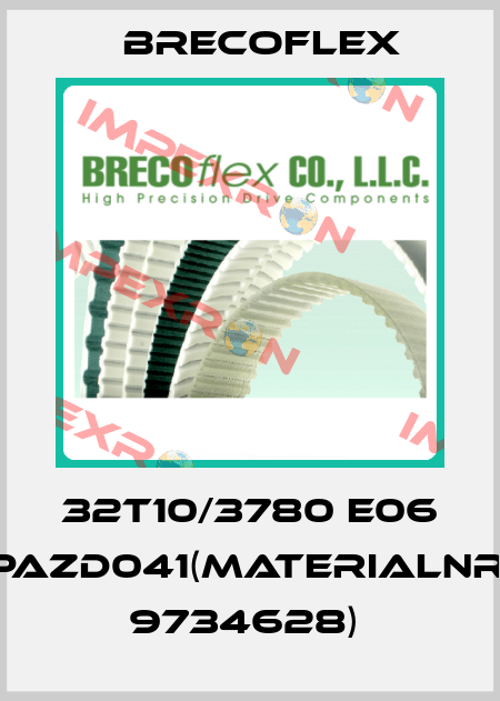 32T10/3780 E06 PAZD041(MATERIALNR. 9734628)  Brecoflex
