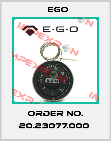 Order No. 20.23077.000  EGO
