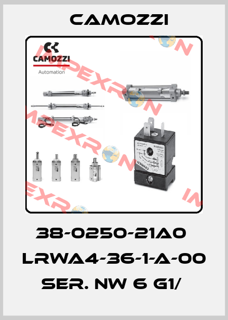 38-0250-21A0  LRWA4-36-1-A-00  SER. NW 6 G1/  Camozzi