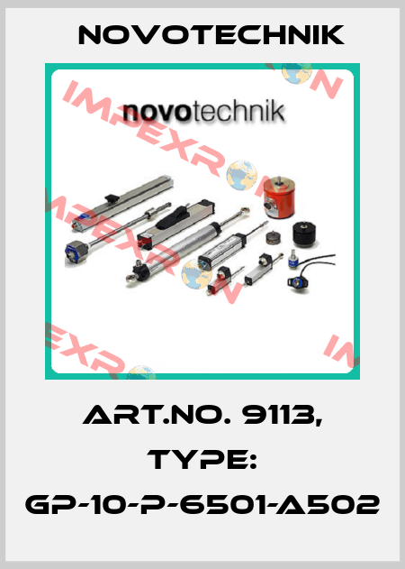 Art.No. 9113, Type: GP-10-P-6501-A502 Novotechnik