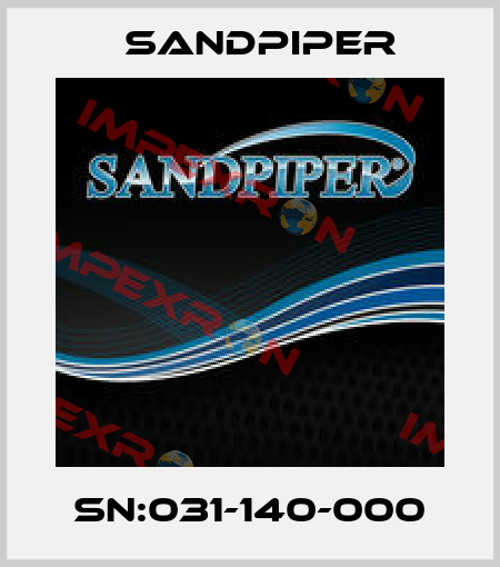 SN:031-140-000 Sandpiper