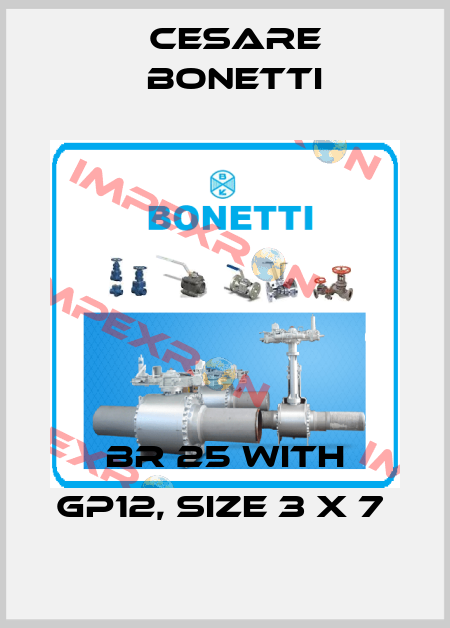 BR 25 WITH GP12, SIZE 3 X 7  Cesare Bonetti
