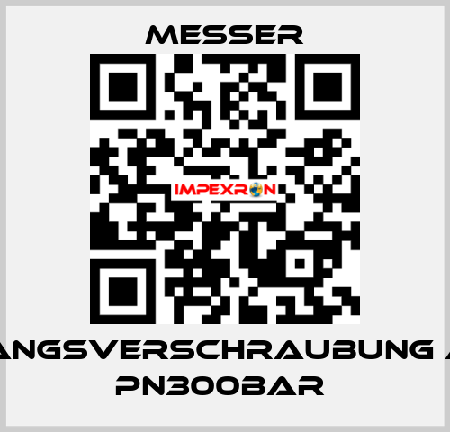 EINGANGSVERSCHRAUBUNG aG1/2 PN300bar  Messer