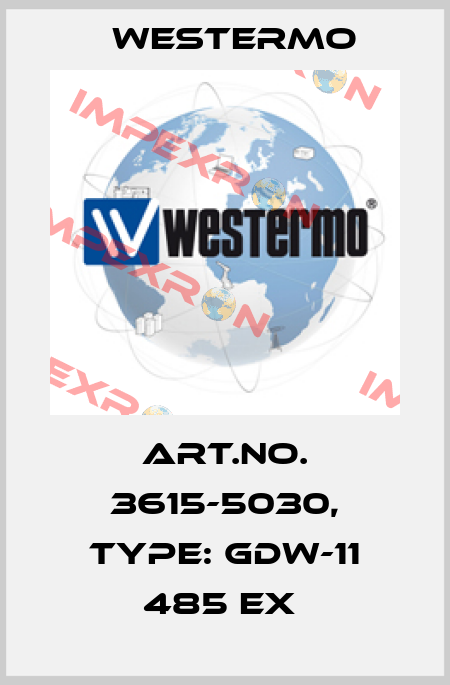 Art.No. 3615-5030, Type: GDW-11 485 EX  Westermo