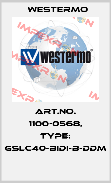 Art.No. 1100-0568, Type: GSLC40-BiDI-B-DDM  Westermo
