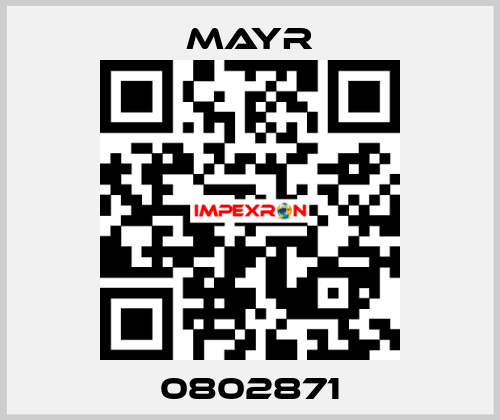 0802871  Mayr