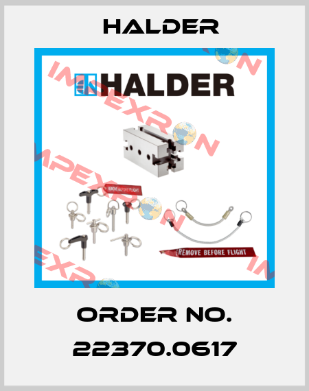 Order No. 22370.0617 Halder