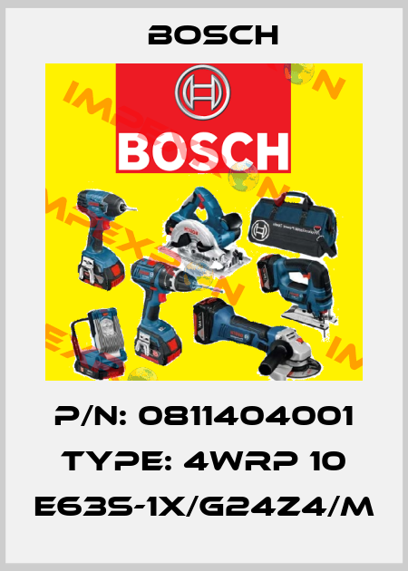 P/N: 0811404001 Type: 4WRP 10 E63S-1X/G24Z4/M Bosch