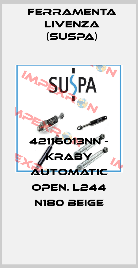 42116013NN - KRABY automatic open. L244 N180 Beige Ferramenta Livenza (Suspa)