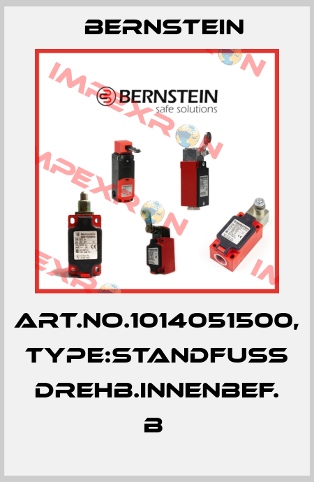 Art.No.1014051500, Type:STANDFUß DREHB.INNENBEF.     B  Bernstein