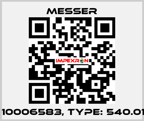 P/N: 10006583, Type: 540.01342 Messer