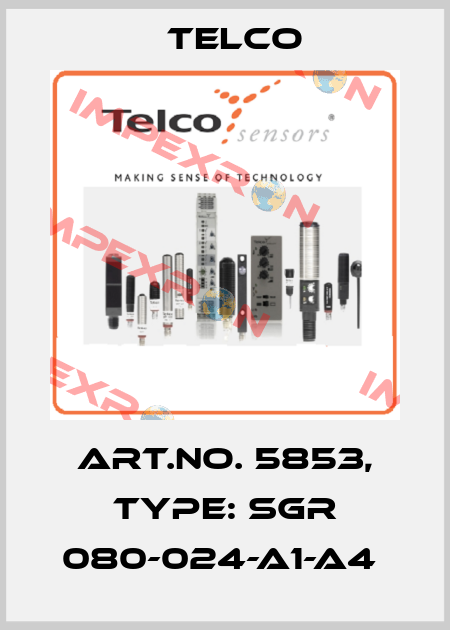 Art.No. 5853, Type: SGR 080-024-A1-A4  Telco