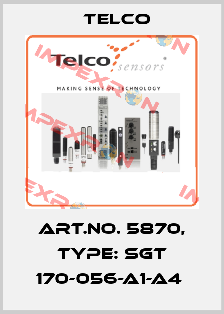 Art.No. 5870, Type: SGT 170-056-A1-A4  Telco