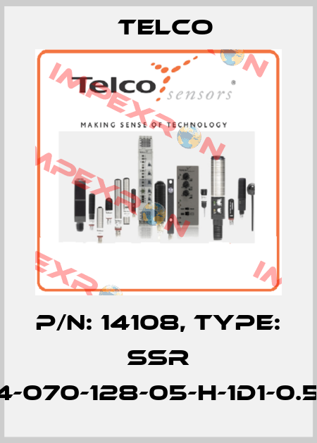 p/n: 14108, Type: SSR 01-4-070-128-05-H-1D1-0.5-J8 Telco