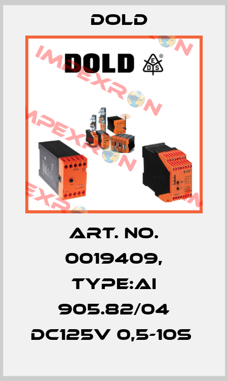 Art. No. 0019409, Type:AI 905.82/04 DC125V 0,5-10S  Dold