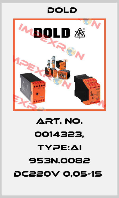 Art. No. 0014323, Type:AI 953N.0082 DC220V 0,05-1S  Dold