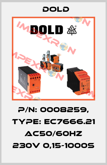 p/n: 0008259, Type: EC7666.21 AC50/60HZ 230V 0,15-1000S Dold