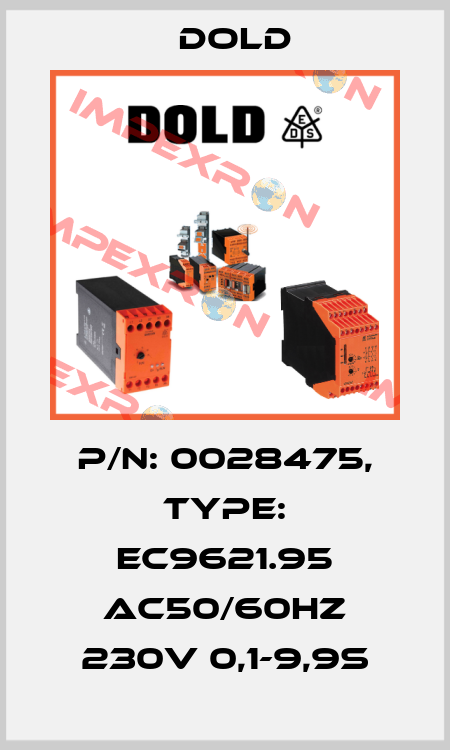p/n: 0028475, Type: EC9621.95 AC50/60HZ 230V 0,1-9,9S Dold