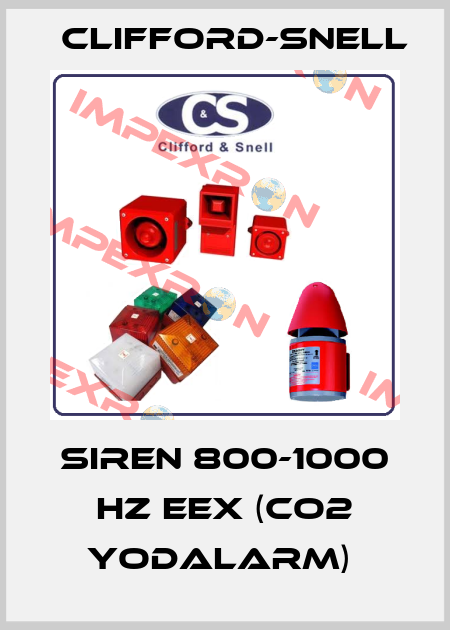 SIREN 800-1000 HZ EEX (CO2 YODALARM)  Clifford-Snell