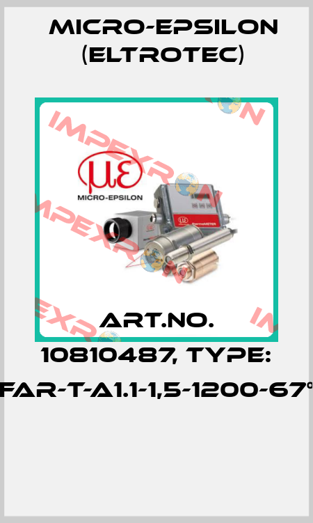 Art.No. 10810487, Type: FAR-T-A1.1-1,5-1200-67°  Micro-Epsilon (Eltrotec)
