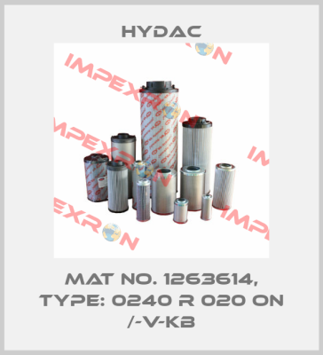 Mat No. 1263614, Type: 0240 R 020 ON /-V-KB Hydac