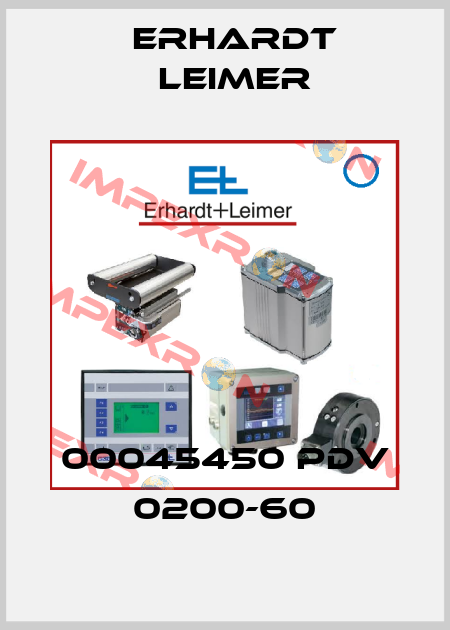 00045450 PDV 0200-60 Erhardt Leimer