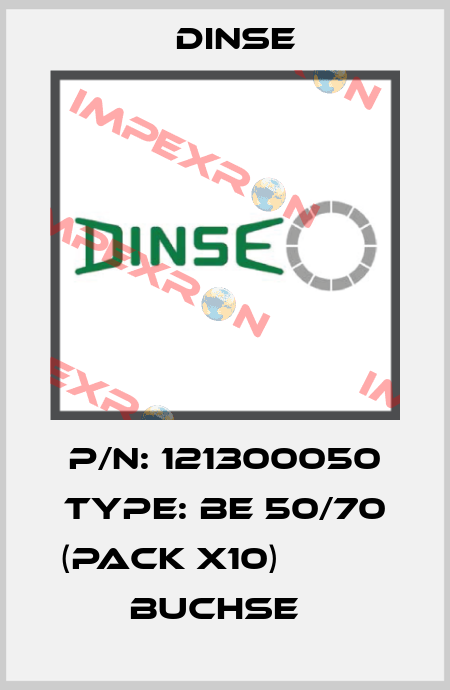 P/N: 121300050 Type: BE 50/70 (pack x10)           BUCHSE   Dinse