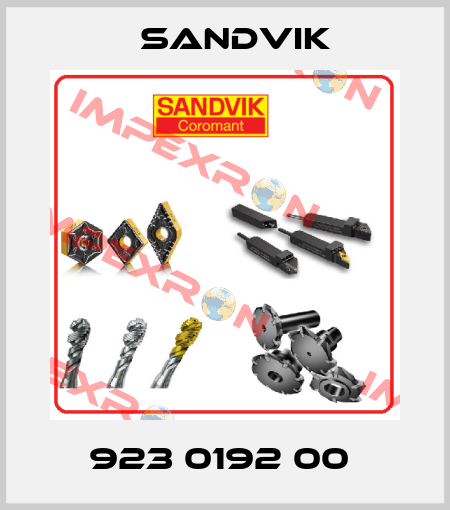 923 0192 00  Sandvik