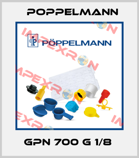 GPN 700 G 1/8  Poppelmann