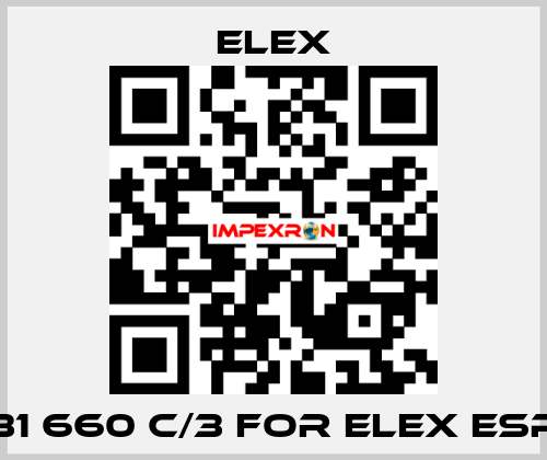 131 660 C/3 FOR ELEX ESP  Elex