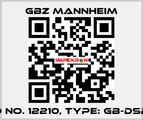 Id No. 12210, Type: GB-DS2  GBZ MANNHEIM