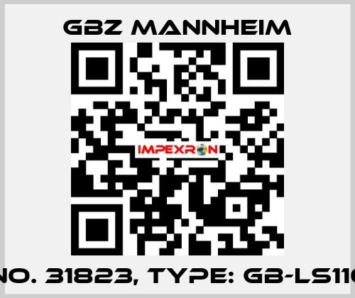 Id No. 31823, Type: GB-LS110A  GBZ MANNHEIM