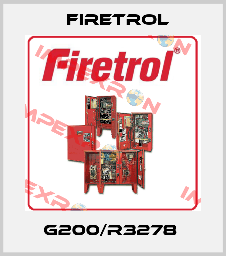 G200/R3278  Firetrol