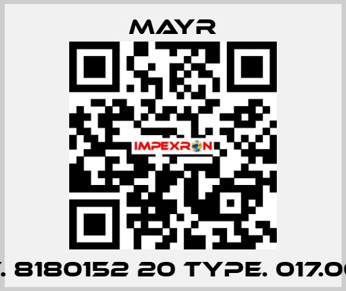 Art. 8180152 20 Type. 017.000.2 Mayr