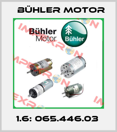 1.6: 065.446.03  Bühler Motor