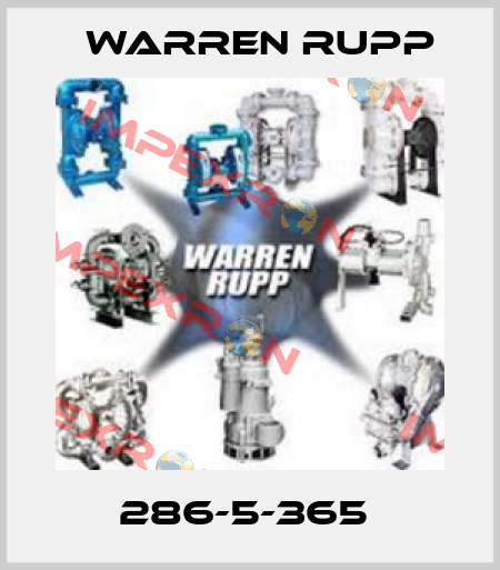 286-5-365  Warren Rupp