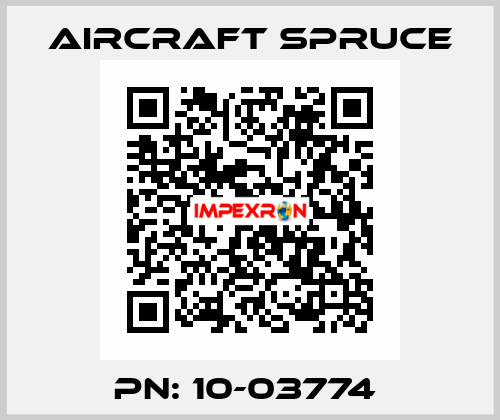PN: 10-03774  Aircraft Spruce