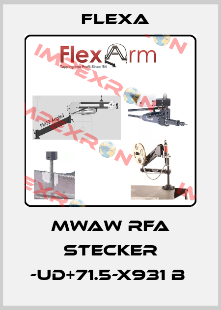 MWAW RFA Stecker -UD+71.5-X931 B  Flexa