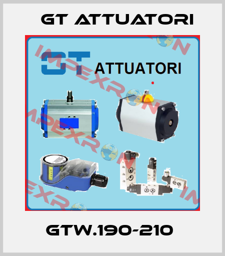 GTW.190-210  GT Attuatori