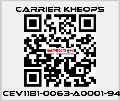 CKB CEV1181-0063-A0001-94-38  Carrier Kheops