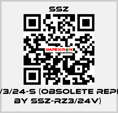 CVS/N/3/24-S (Obsolete replaced by SSZ-RZ3/24V)  Ssz