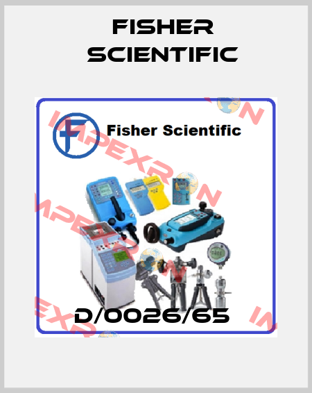 D/0026/65  Fisher Scientific