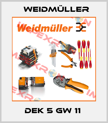DEK 5 GW 11  Weidmüller