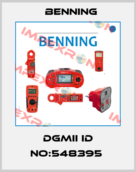 DGMII ID NO:548395  Benning