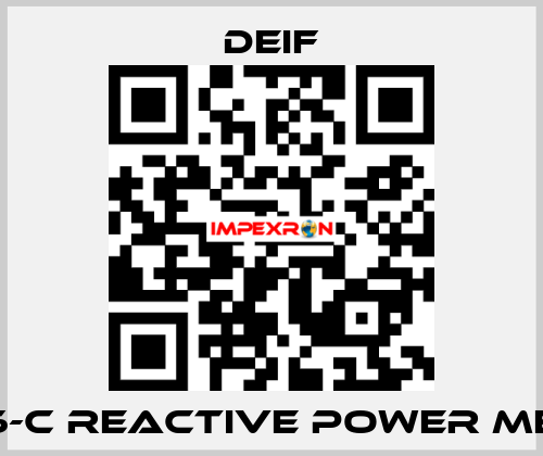 DQ96-C REACTIVE POWER METER  Deif