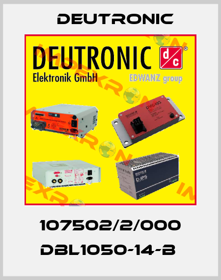 107502/2/000 DBL1050-14-B  Deutronic